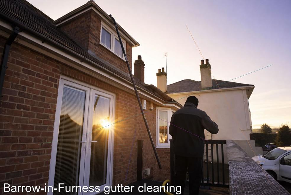 Barrow in Furness gutter cleaning