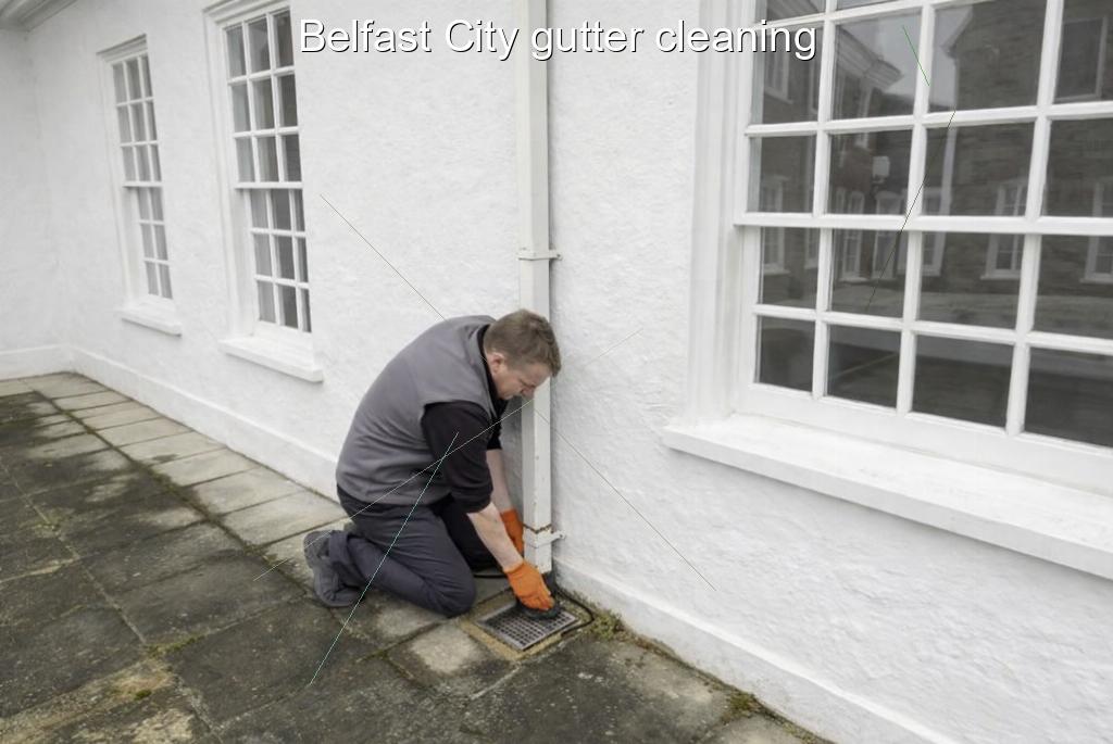 Belfast City gutter cleaning