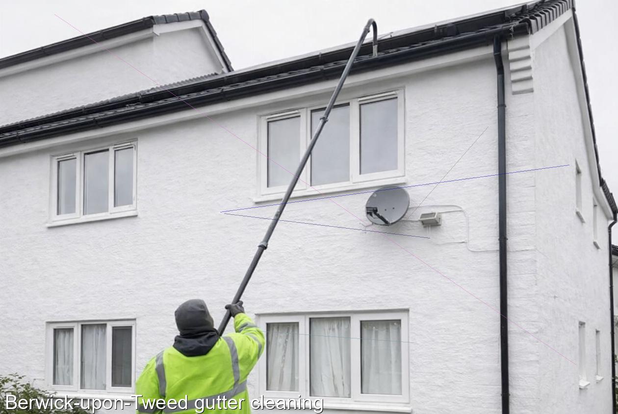 Berwick upon Tweed gutter cleaning