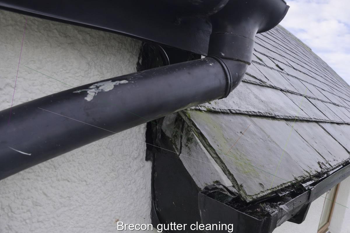 Brecon gutter cleaning