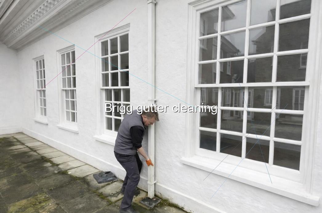 Brigg gutter cleaning