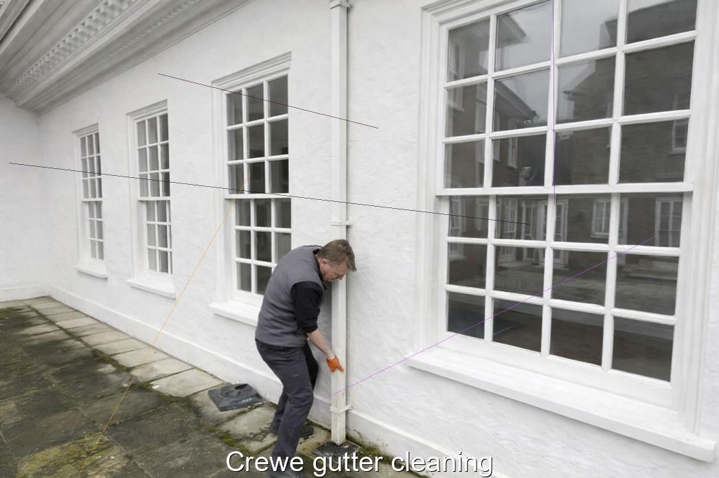 Crewe gutter cleaning
