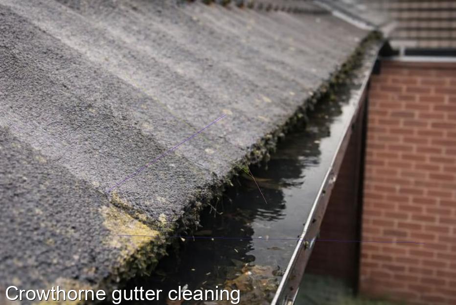 Crowthorne gutter cleaning