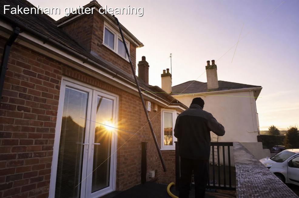 Fakenham gutter cleaning