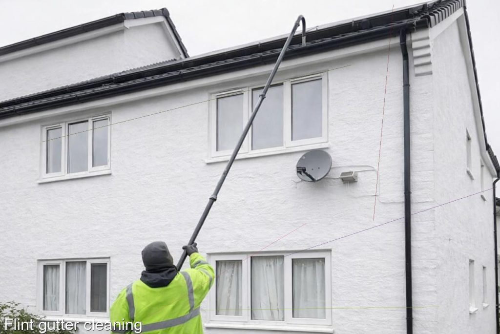 Flint gutter cleaning
