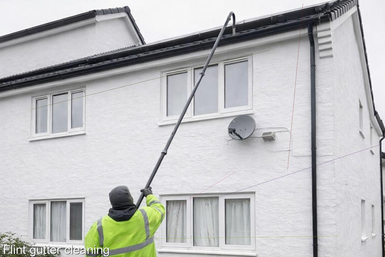 Flint gutter cleaning