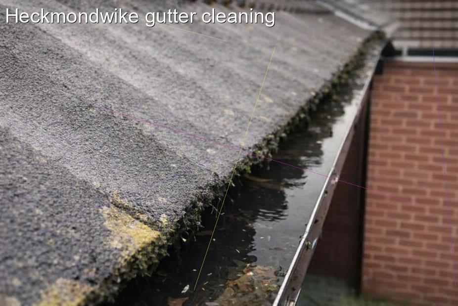 Heckmondwike gutter cleaning