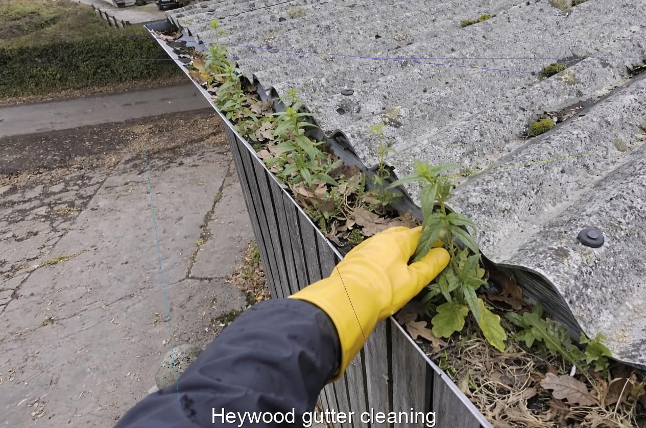 Heywood gutter cleaning