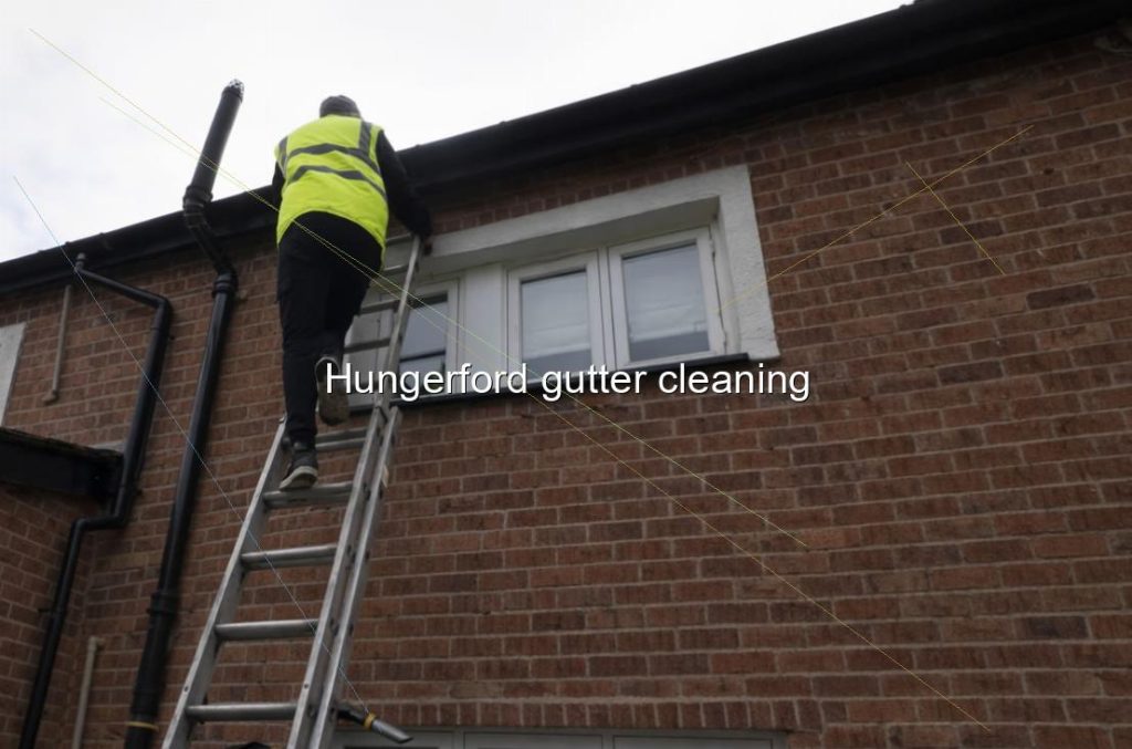 Hungerford gutter cleaning