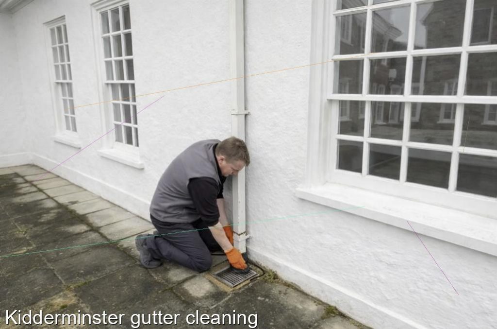 Kidderminster gutter cleaning