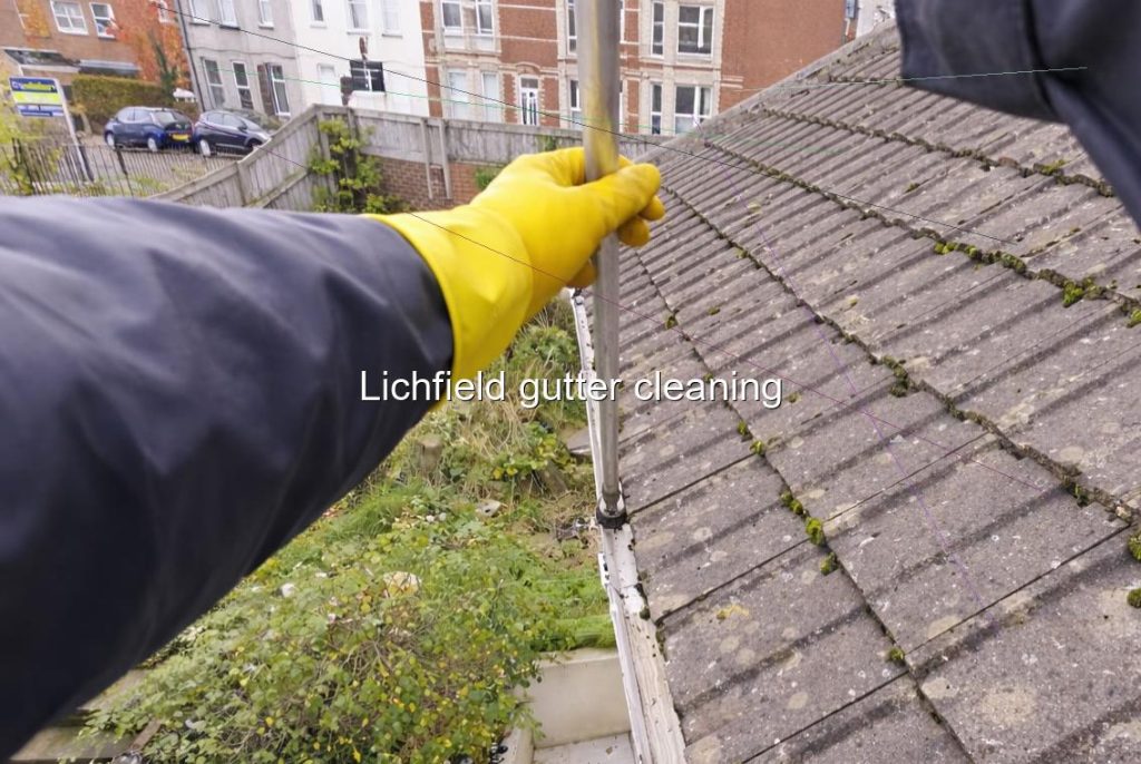 Lichfield gutter cleaning