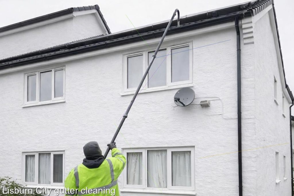Lisburn City gutter cleaning
