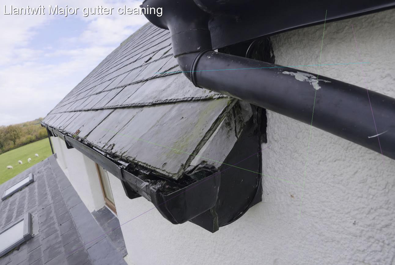 Llantwit Major gutter cleaning