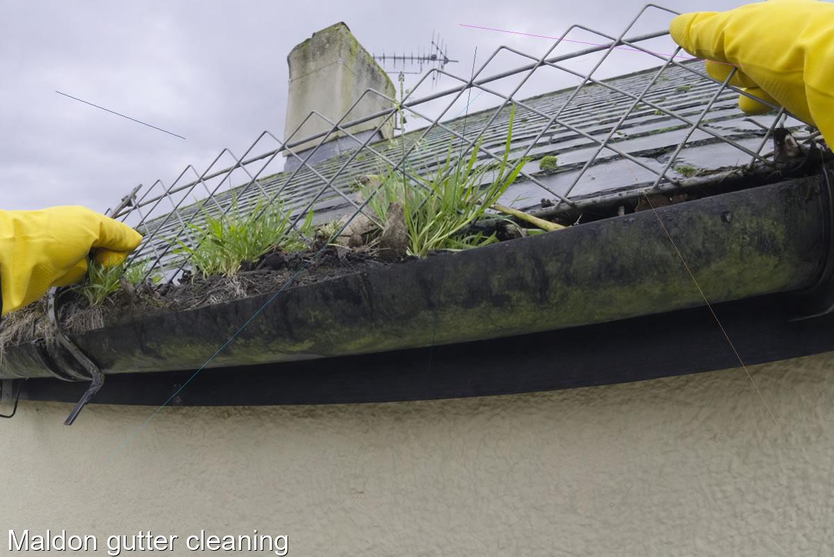 Maldon gutter cleaning