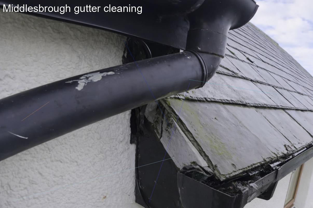 Middlesbrough gutter cleaning