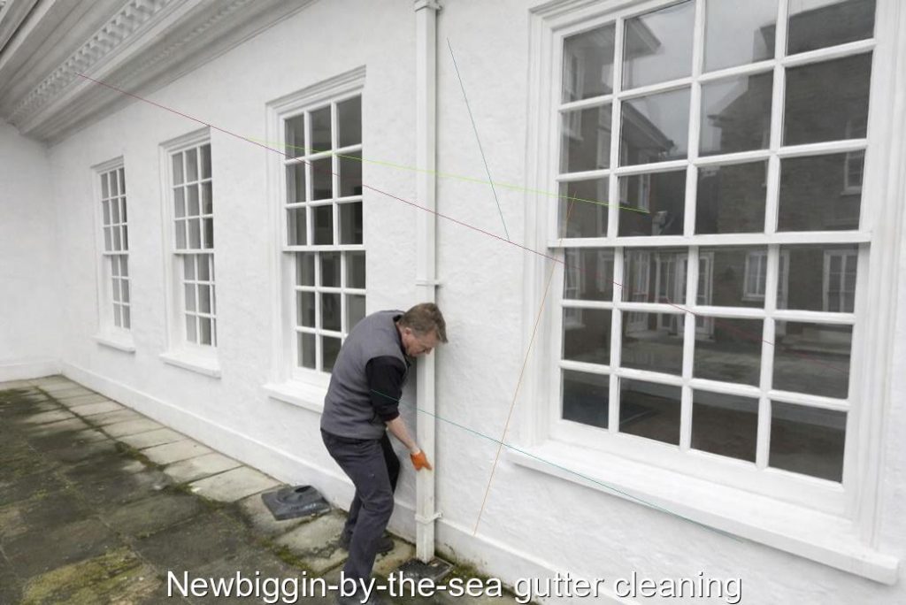 Newbiggin by the sea gutter cleaning