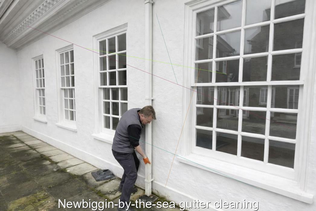 Newbiggin by the sea gutter cleaning