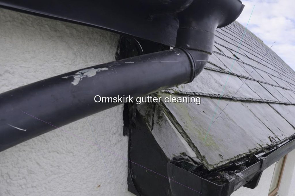 Ormskirk gutter cleaning
