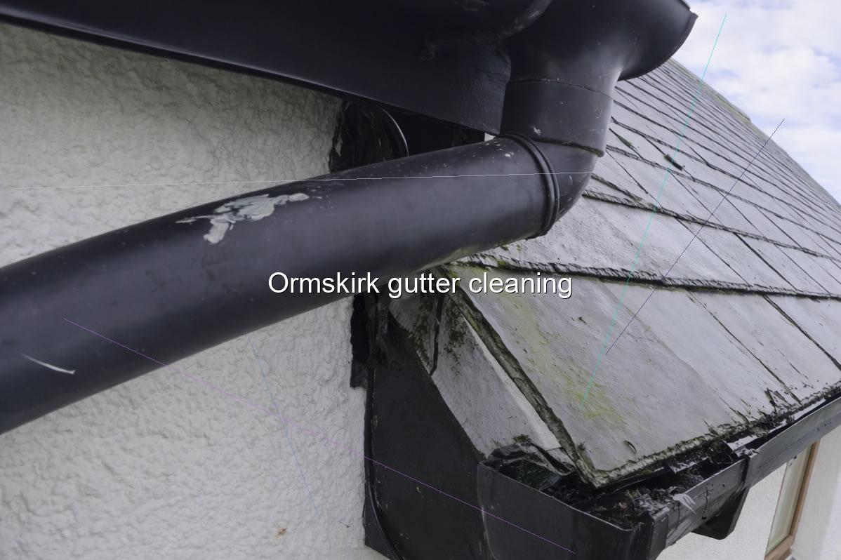 Ormskirk gutter cleaning