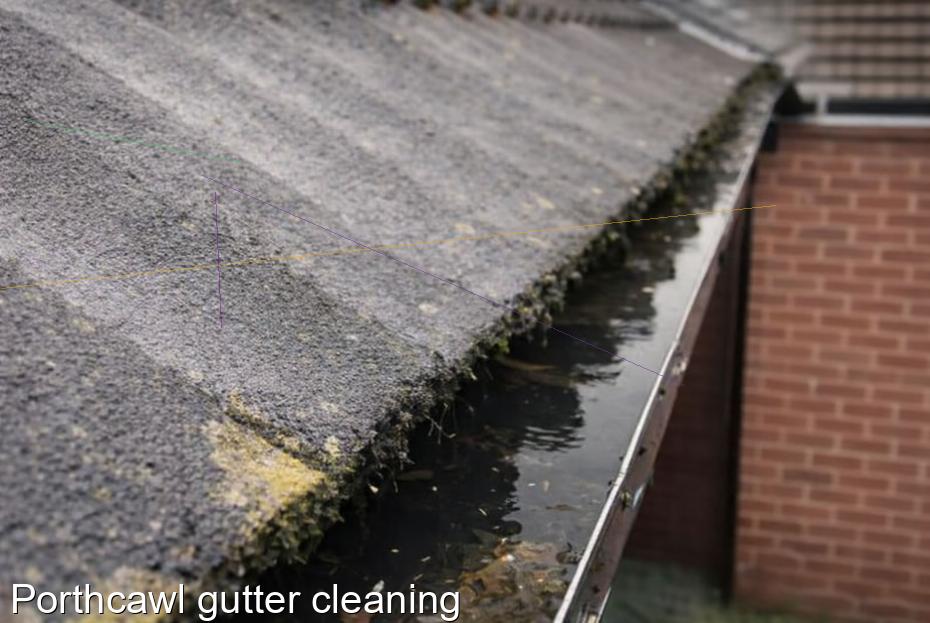 Porthcawl gutter cleaning