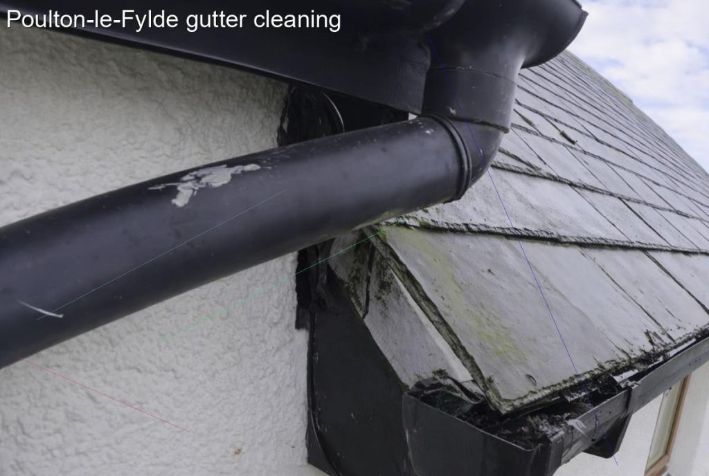Poulton le Fylde gutter cleaning