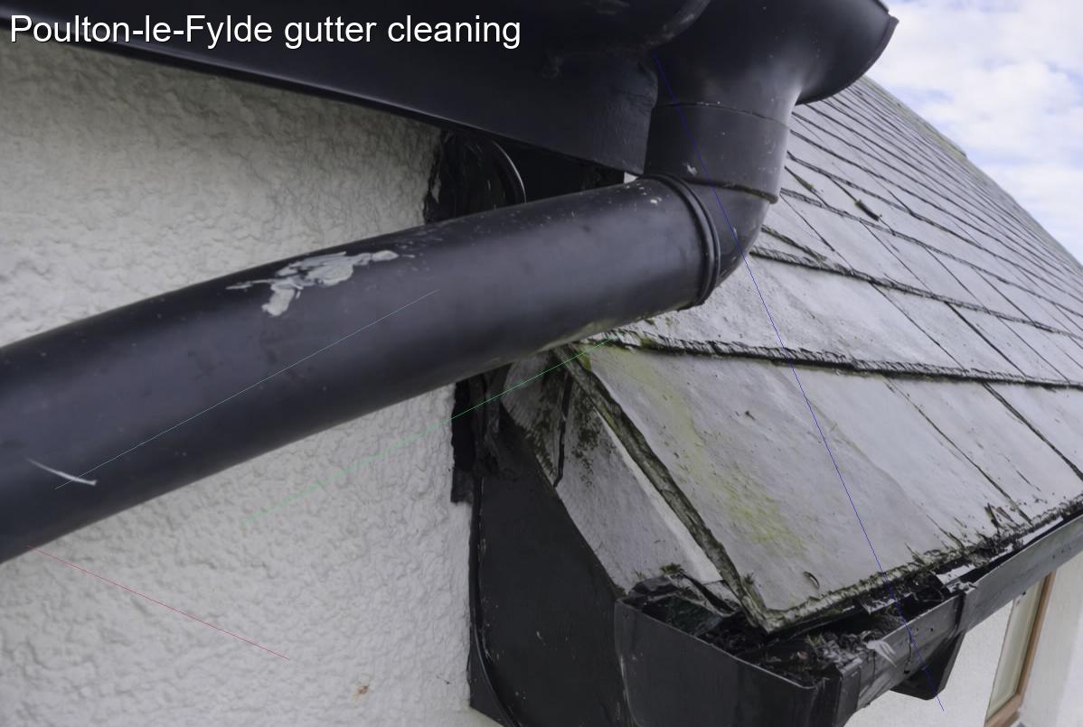 Poulton le Fylde gutter cleaning