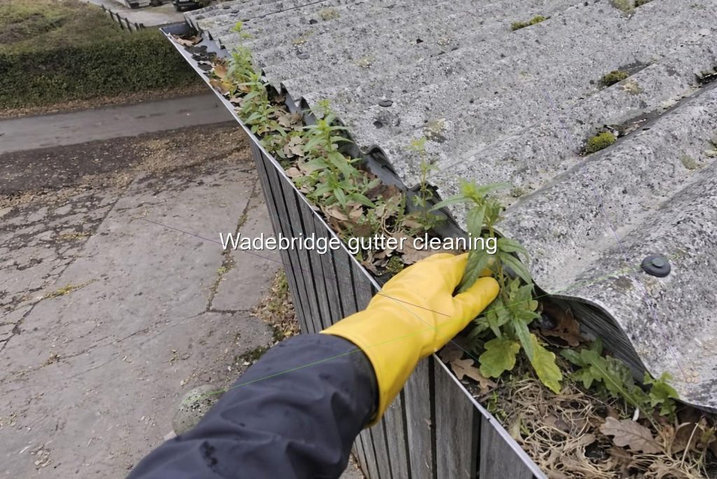 Wadebridge gutter cleaning
