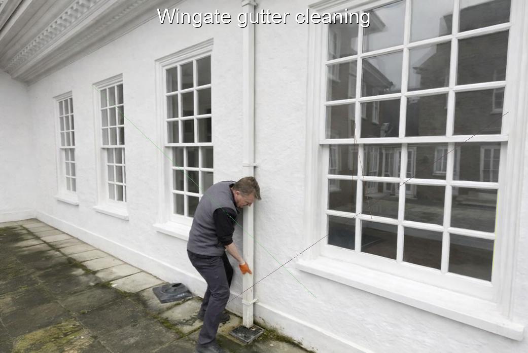 Wingate gutter cleaning
