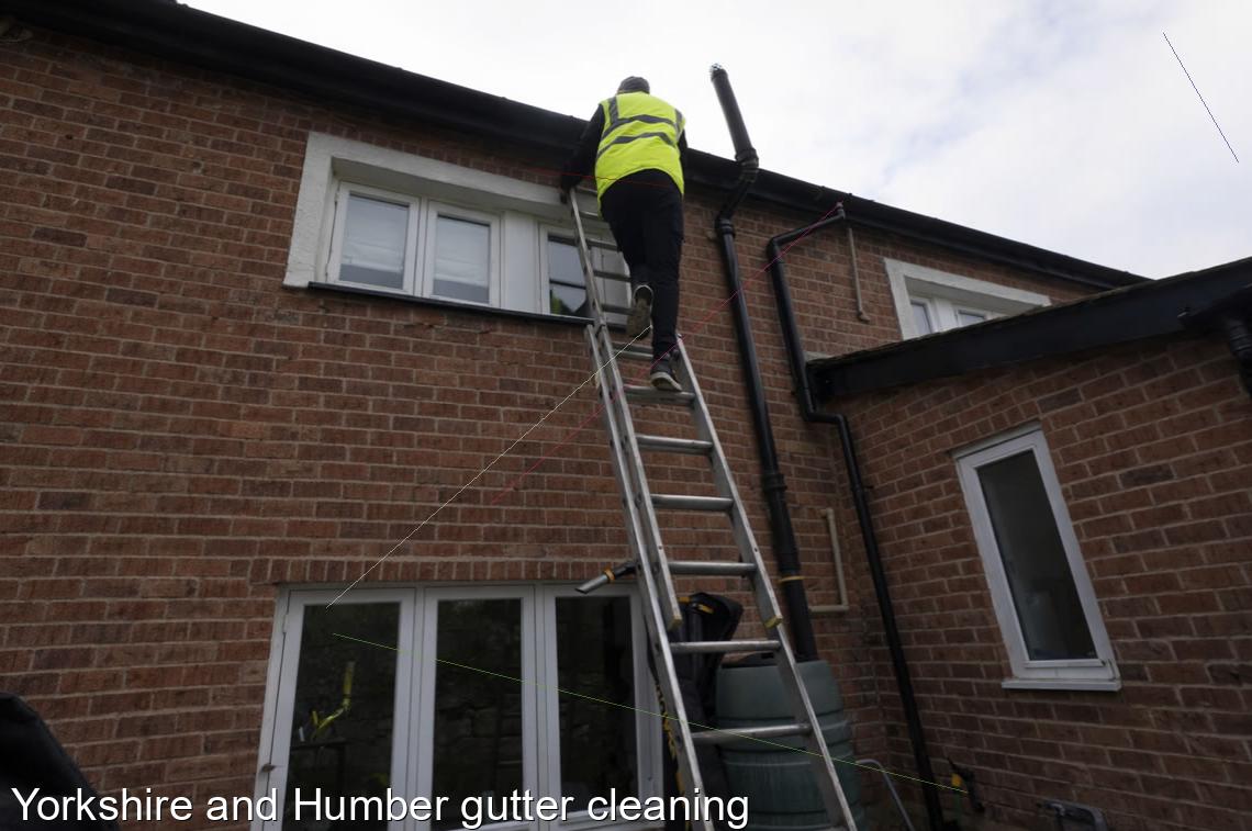 Yorkshire and Humber gutter cleaning